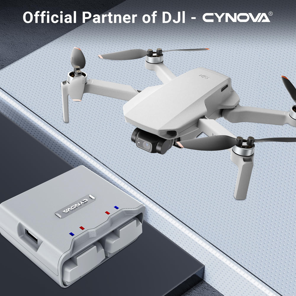 CYNOVA DJI Mini 4K Battery Charger safety features protect against faults.