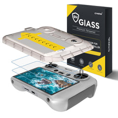 CYNOVA DJI RC2 screen protector with auto-alignment for bubble-free installation