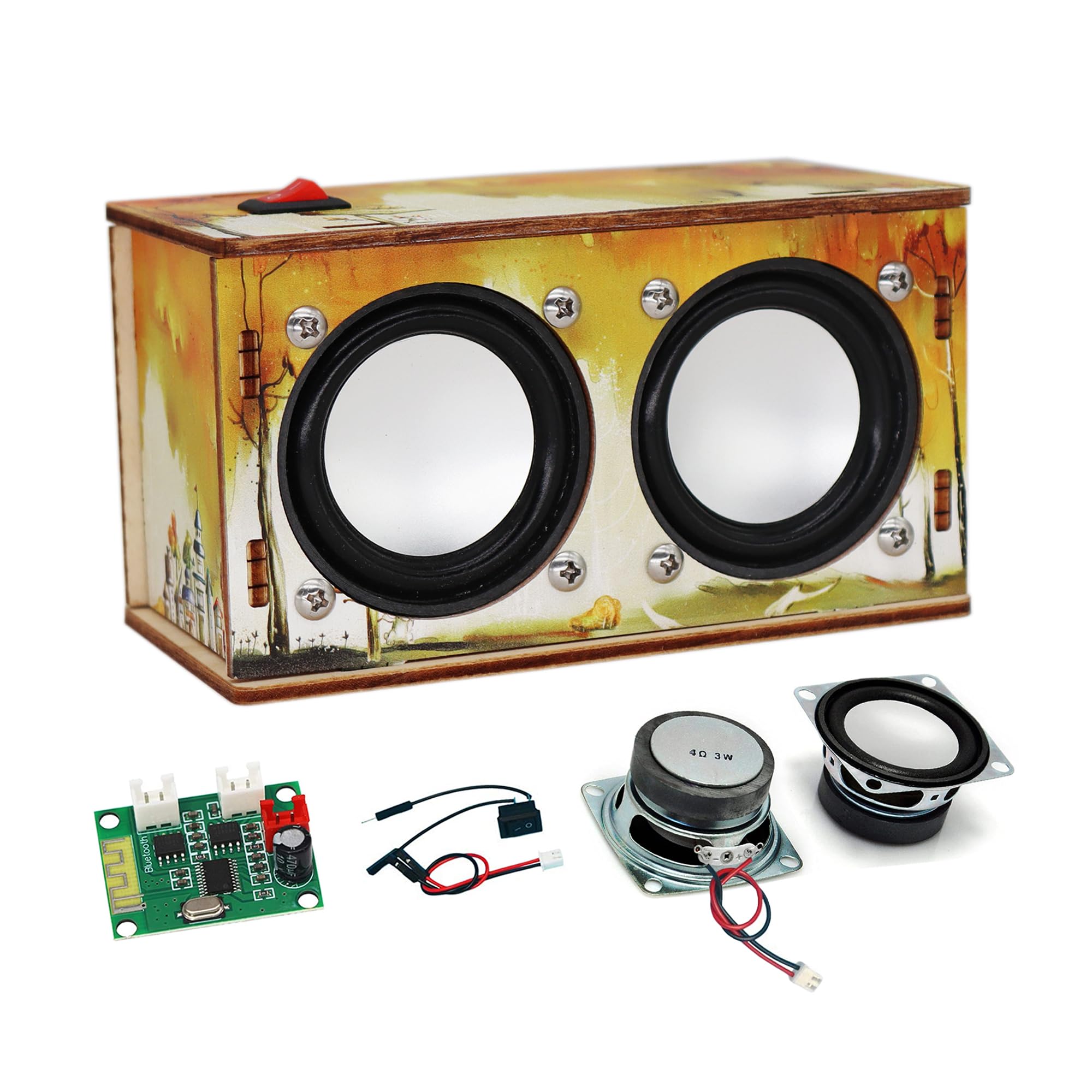 CYOEST Bluetooth Speaker Kit box front view for hands-on learning