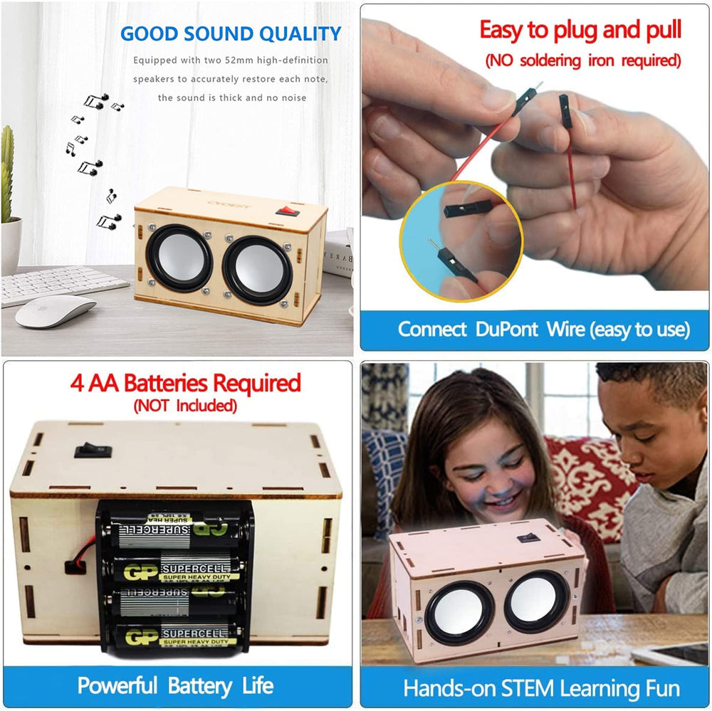 CYOEST easy-to-follow assembly instructions show accessible learning for all ages.