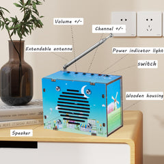 Clear instruction card from CYOEST kit guiding kids through assembly