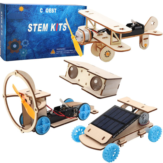 CYOEST solar car kit in action, teaching solar power and motion