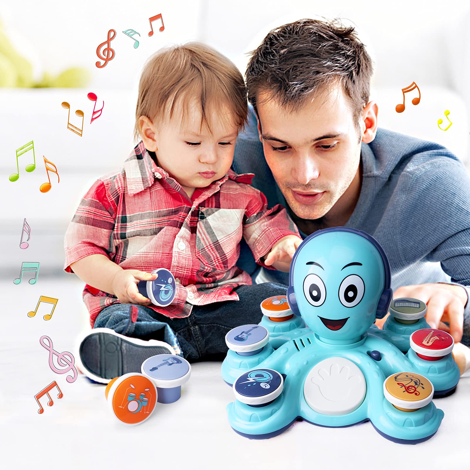 CYURMJUN octopus guitar mode invites pretend jam sessions