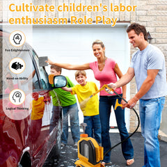 CZOALX manual pressure nozzle lets kids switch between jet and spray modes safely.