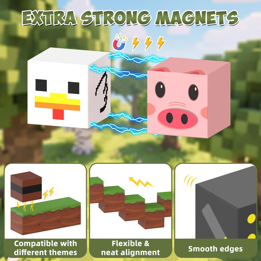 CZCUUDZ pattern-rich pieces help plan 3D forest worlds.