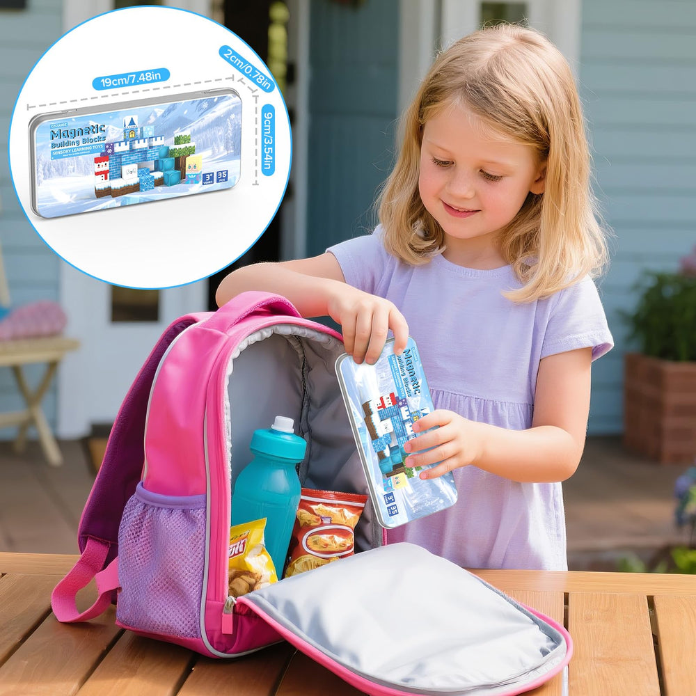CZCUUDZ Frozen-themed blocks delight kids during travel and quiet time