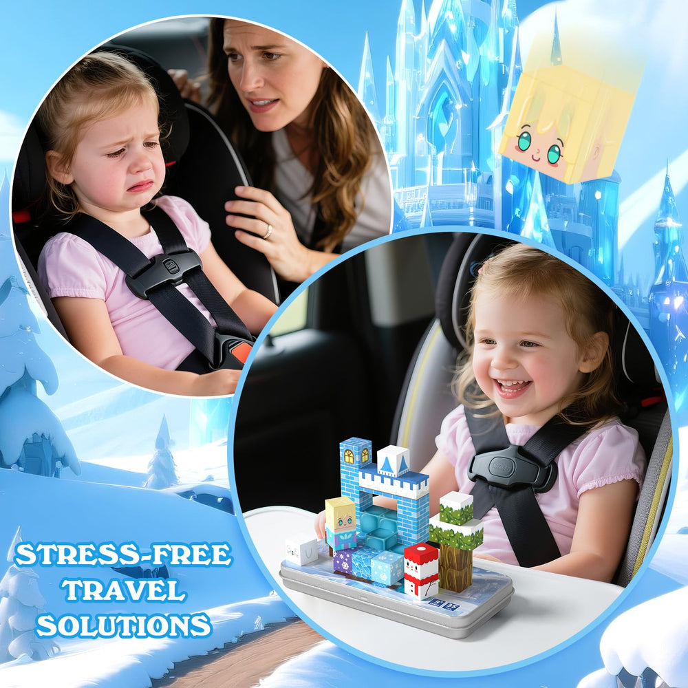 CZCUUDZ open-ended magnet blocks encourage building confidence and problem solving