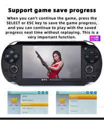 CZT TV output lets you play on a larger screen.