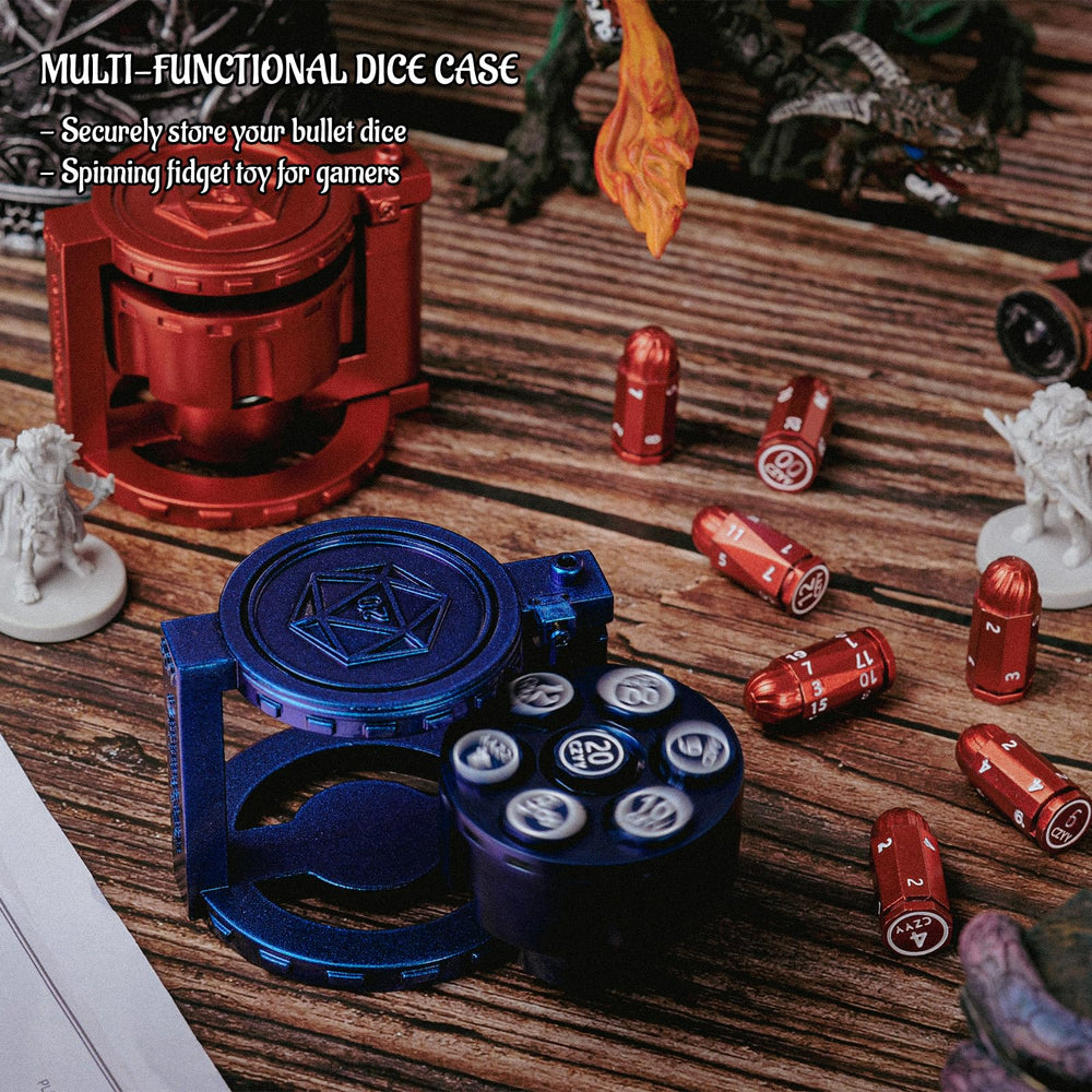 CZYY bullet D12 blue dice with balanced rolls and cyberpunk style.