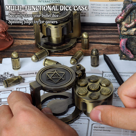 CZYY bullet d12 dice provide weighty feel for immersive sci-fi battles.