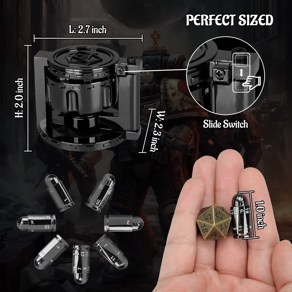 CZYY spinning revolver cylinder case demonstrates stylish storage and a handy fidget option.