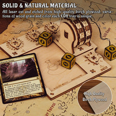 CZYY commander cast tracker tray offers quick reference during battles.