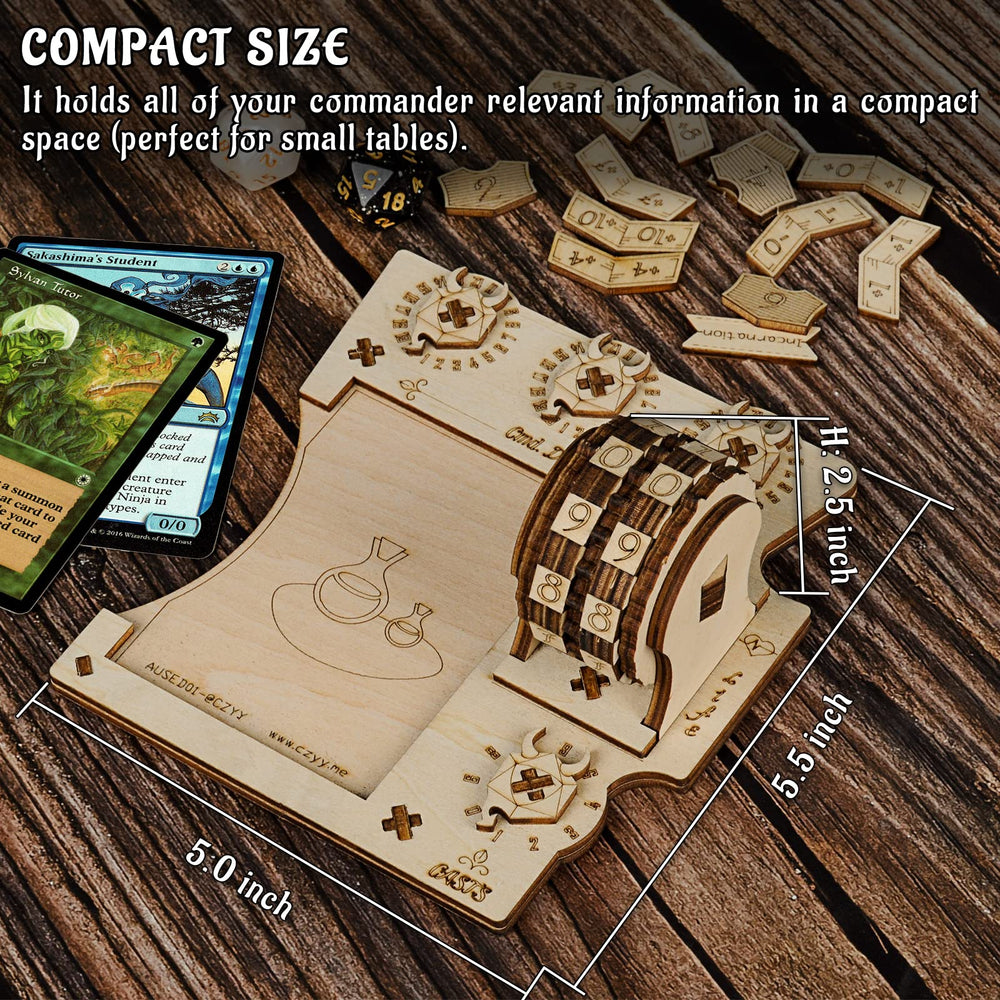 CZYY damage tracker EDH tray helps record commander damage cleanly.