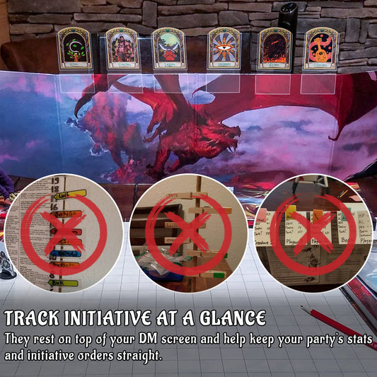 CZYY DND character card insert aiding quick stat checks