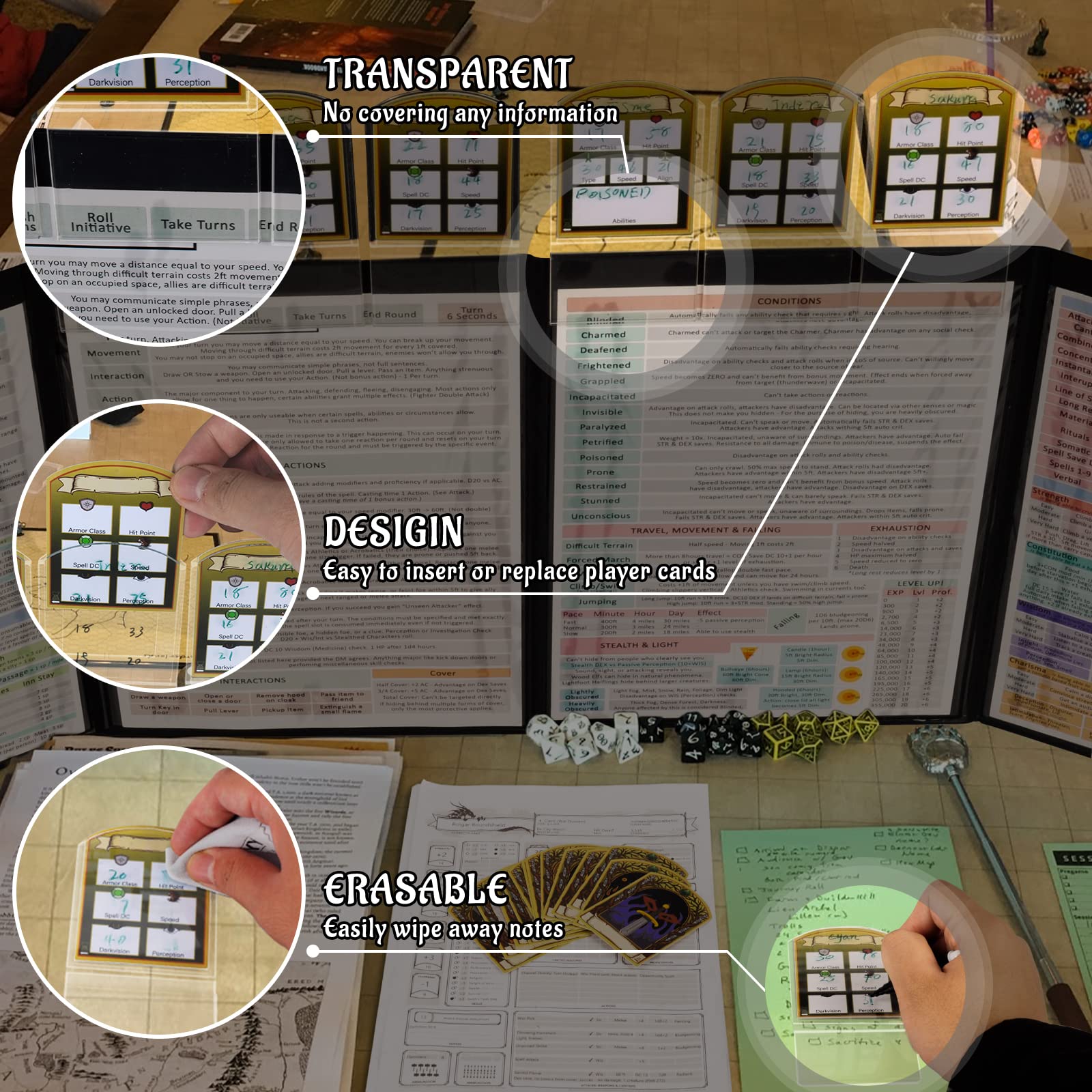 CZYY DND erasable acrylic tracker lets you wipe and reuse