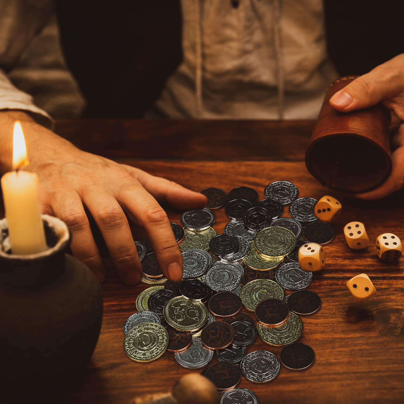 CZYY gift-ready DND coin set for gamers and DMs