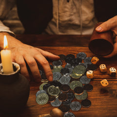 CZYY gift-ready DND coin set for gamers and DMs