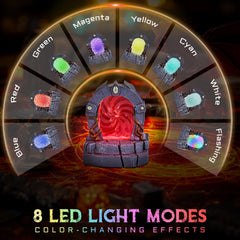 CZYY DND portal vortex with dynamic lights enhancing table storytelling.