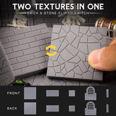 CZYY tiles include doors and archways for authentic dungeon entryways.