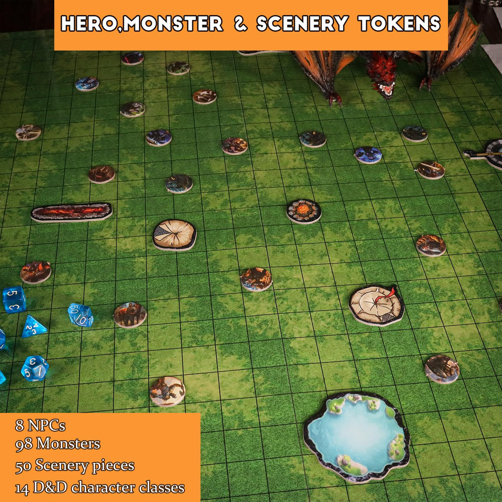 CZYY 120-token set with classes, monsters, and NPCs for visuals.