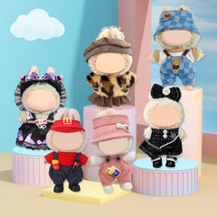 CZZLYJ 17 cm doll outfits with hats for themed parties and photoshoots