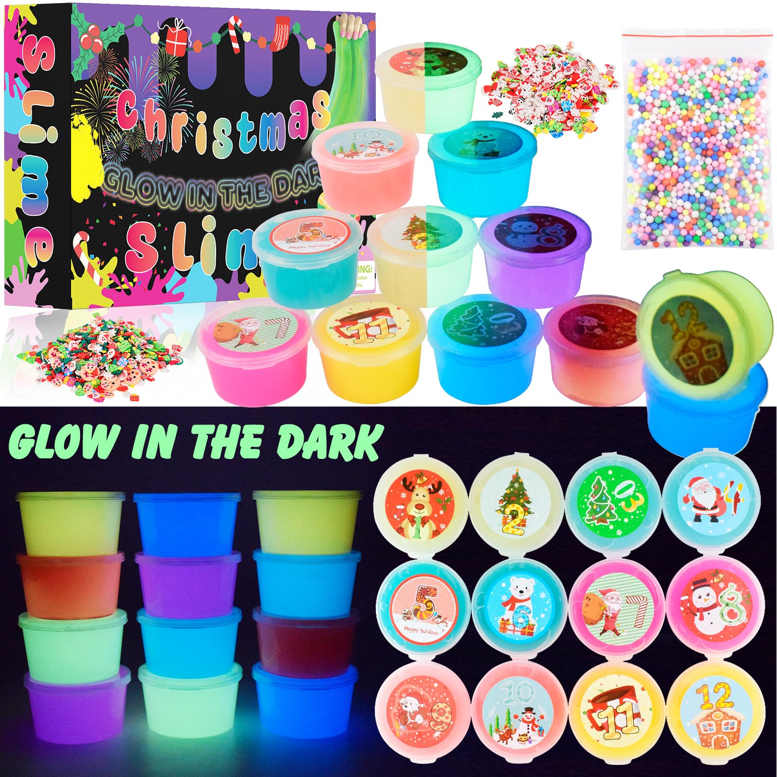 D'ALBA Galaxy Slime Kit box shows bright colors for gifting and play