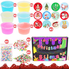 D'ALBA Galaxy Slime Kit glow dark effect for indoor and outdoor fun
