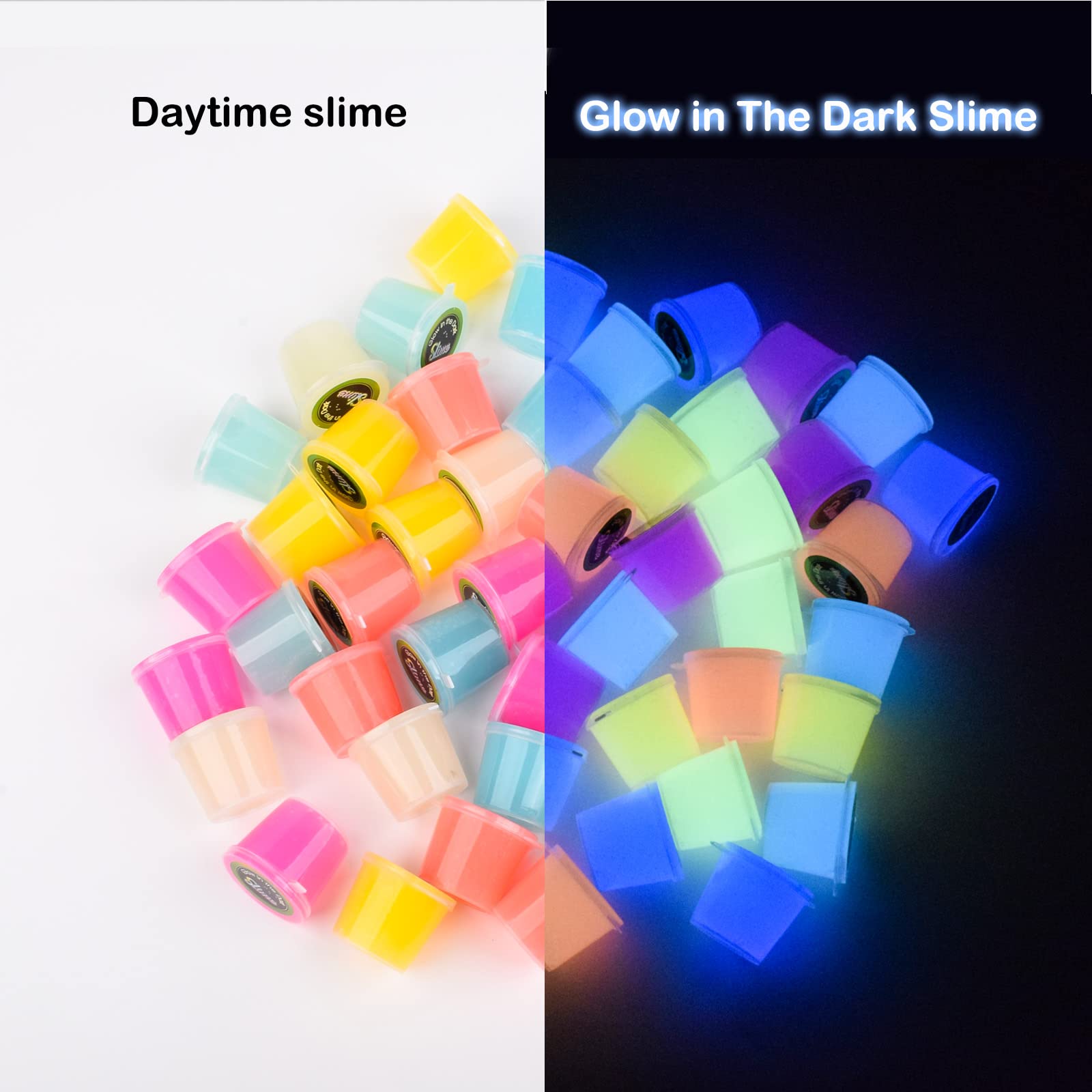 D'ALBA Galaxy Slime offers a soft, non-stick texture for easy shaping.