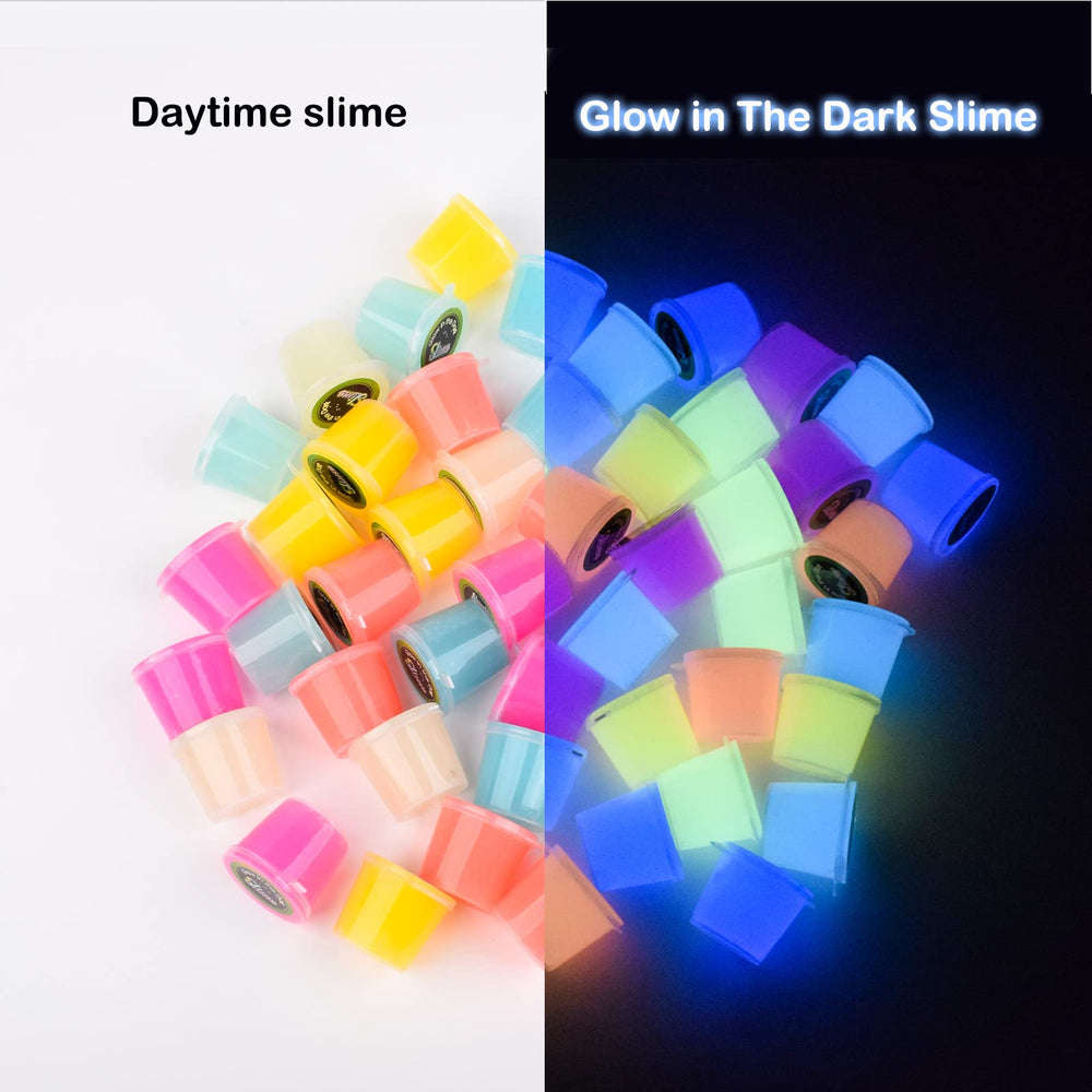 D'ALBA Galaxy Slime offers a soft, non-stick texture for easy shaping.