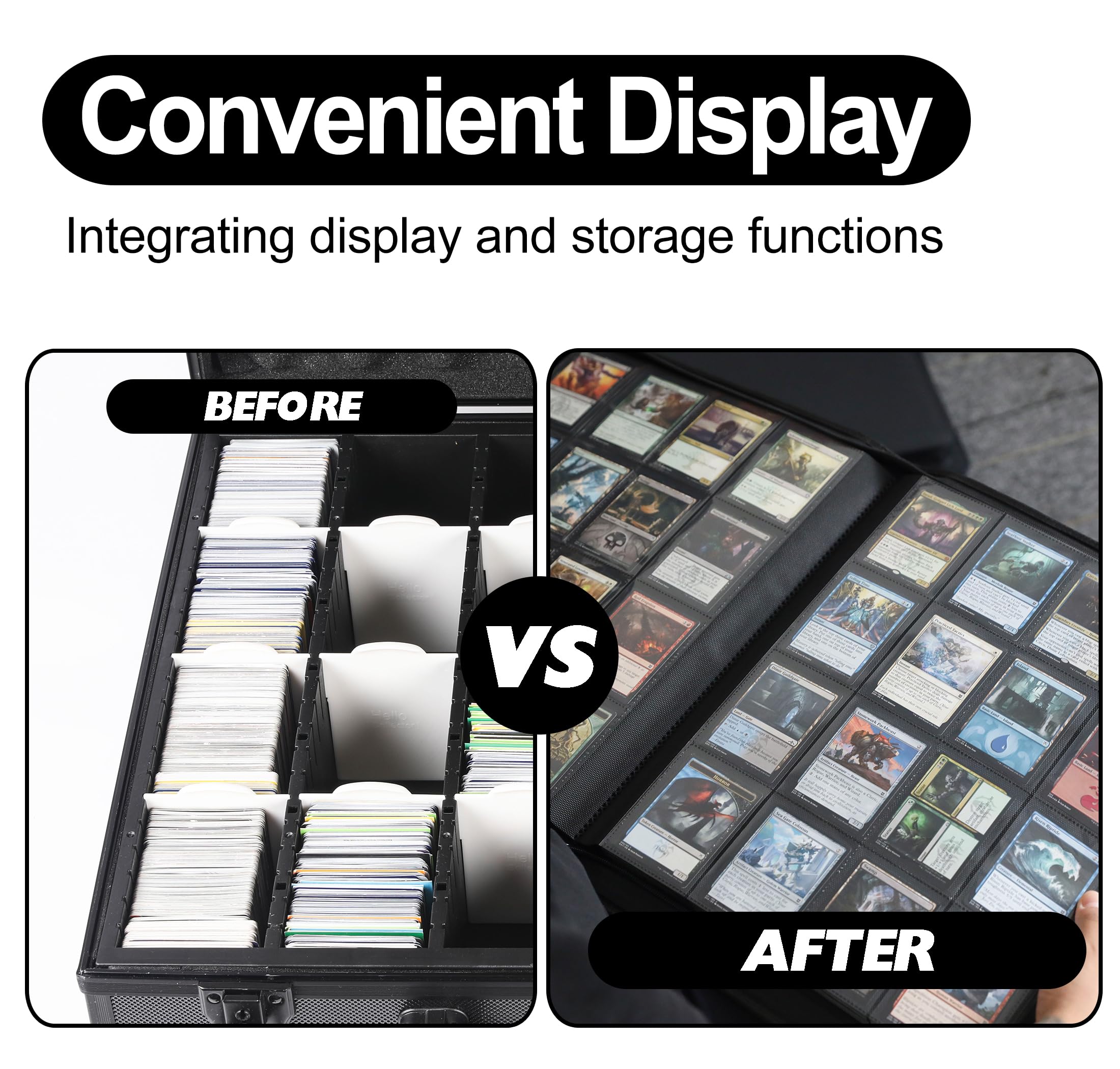 D DACCKIT card binder ideal for collectors seeking organized portfolio.