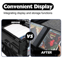 D DACCKIT display-friendly storage solution keeps comics protected and accessible.