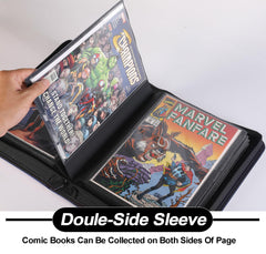 D DACCKIT binder sleeves with side-loading pockets for easy insertion.