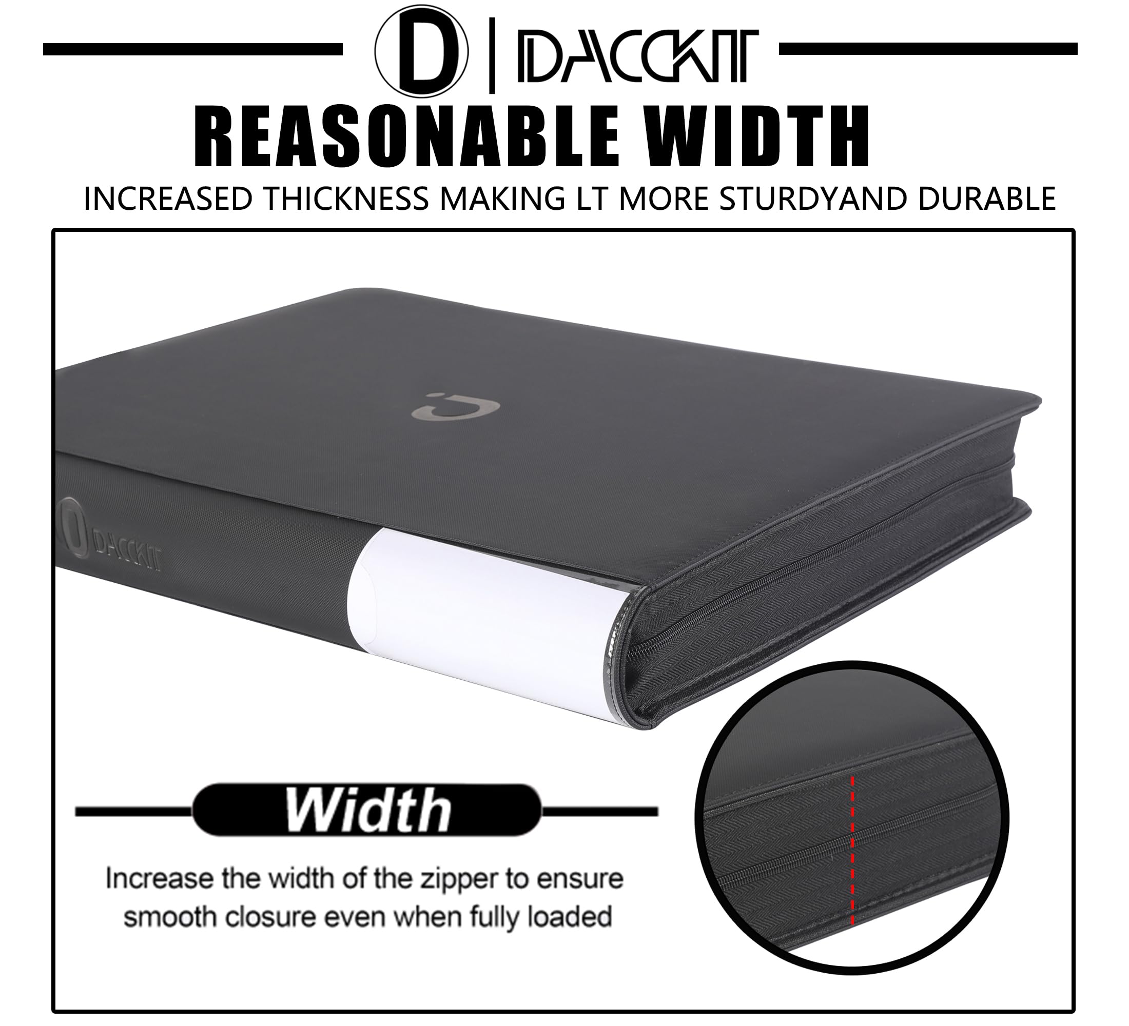 D DACCKIT archival-safe pages keep collections protected for years.