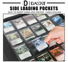 D DACCKIT pocket-detail close-up, 9.5x7 cm pockets for standard cards.