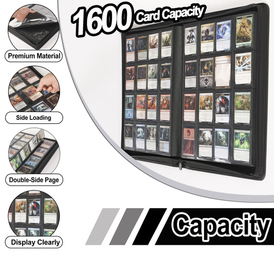 D DACCKIT card binder side-label feature for quick categorization and retrieval