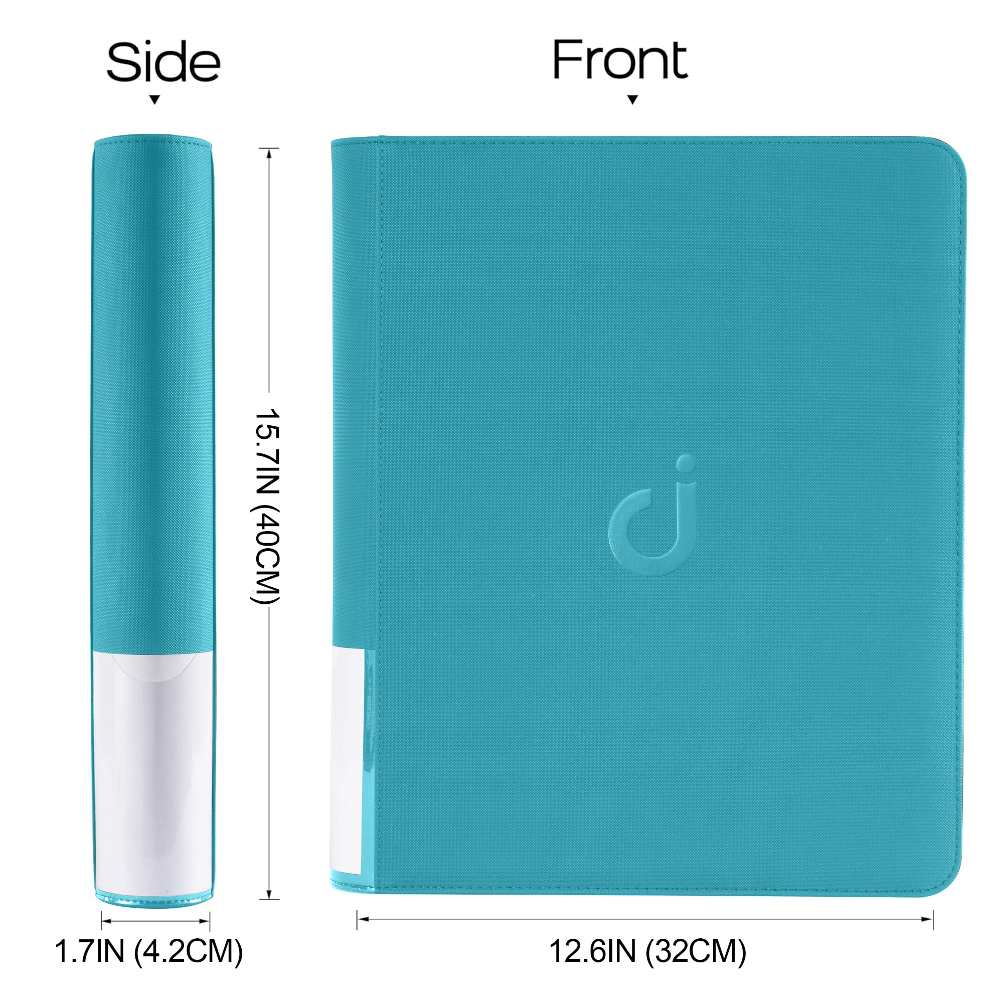 D DACCKIT binder with card-display pages enables easy viewing