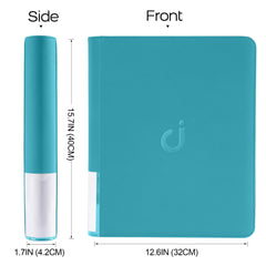 D DACCKIT binder with card-display pages enables easy viewing