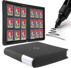 D DACCKIT Toploader Binder front view for quick access and organized card display.