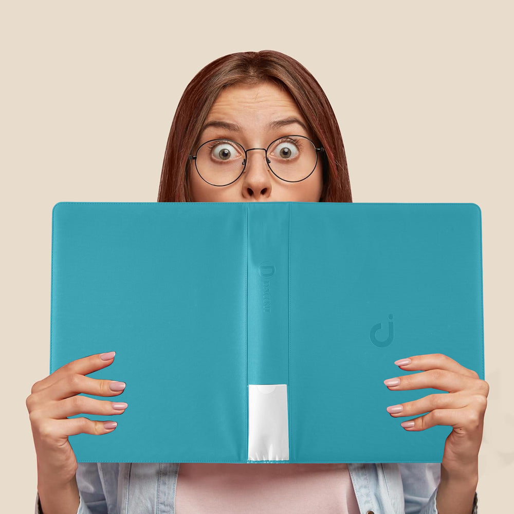 D DACCKIT top loader binder open pages for quick card access