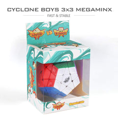 D-FantiX Cyclone Boys Megaminx durable ABS construction for long-lasting practice