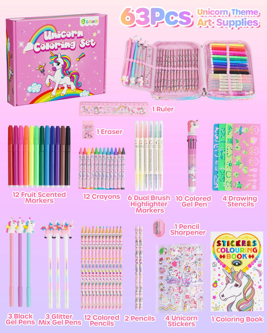 D-FantiX fruit scented markers add playful color and scent.