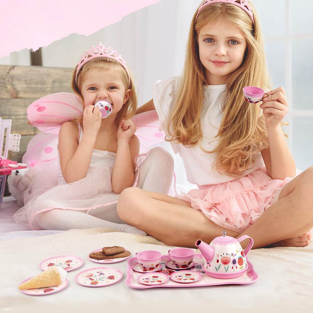 D-FantiX plates pink for tiny hands and pretend treats