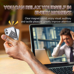D.G.PLAYER poker fidget magnets detail highlights durable magnetic hold.