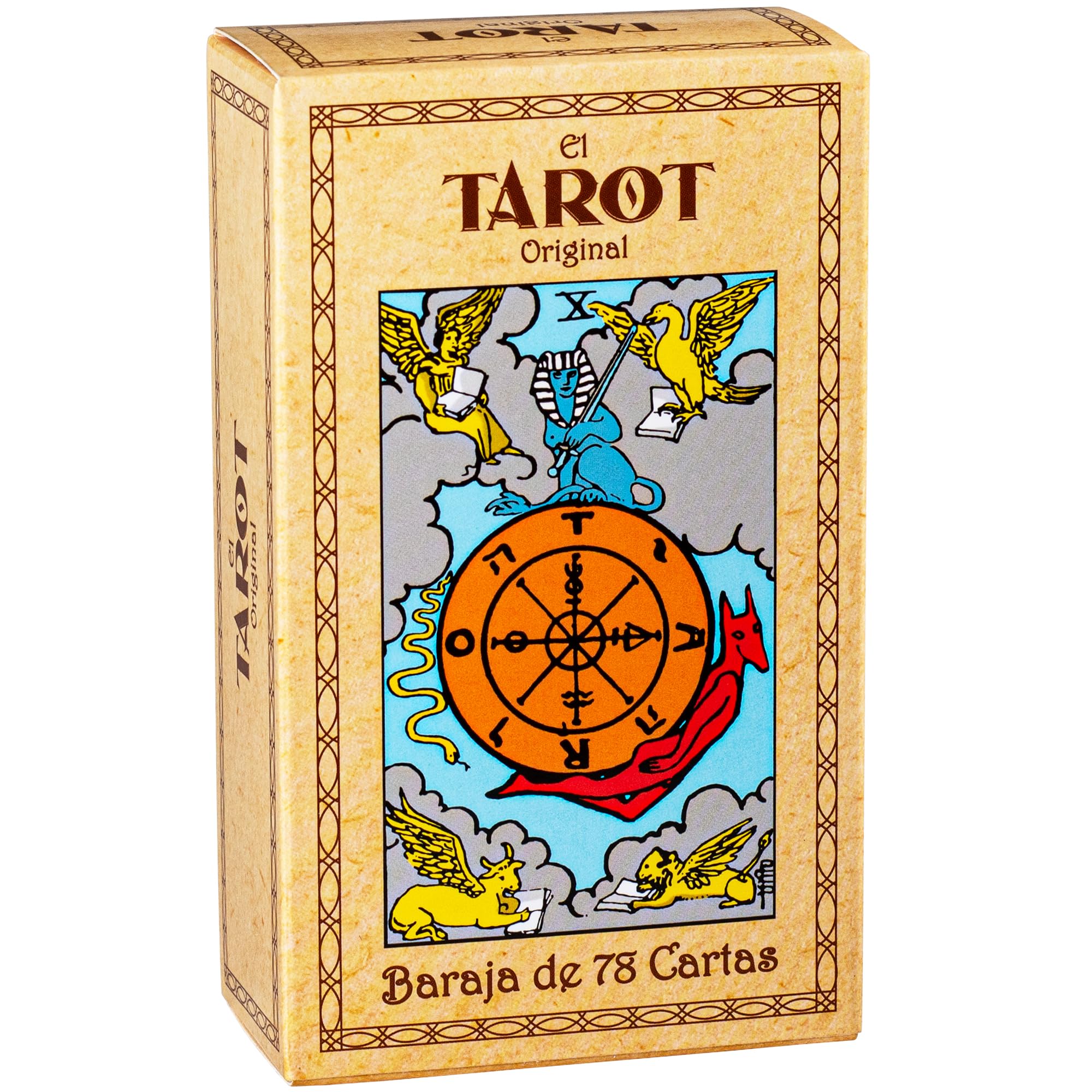 Da Brigh El Tarot Original 78-card deck with linen finish for premium handling.