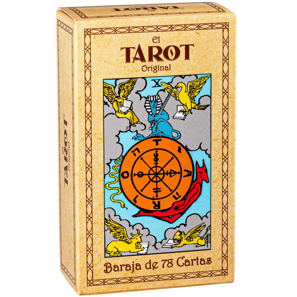 Da Brigh El Tarot Original 78-card deck with linen finish for premium handling.