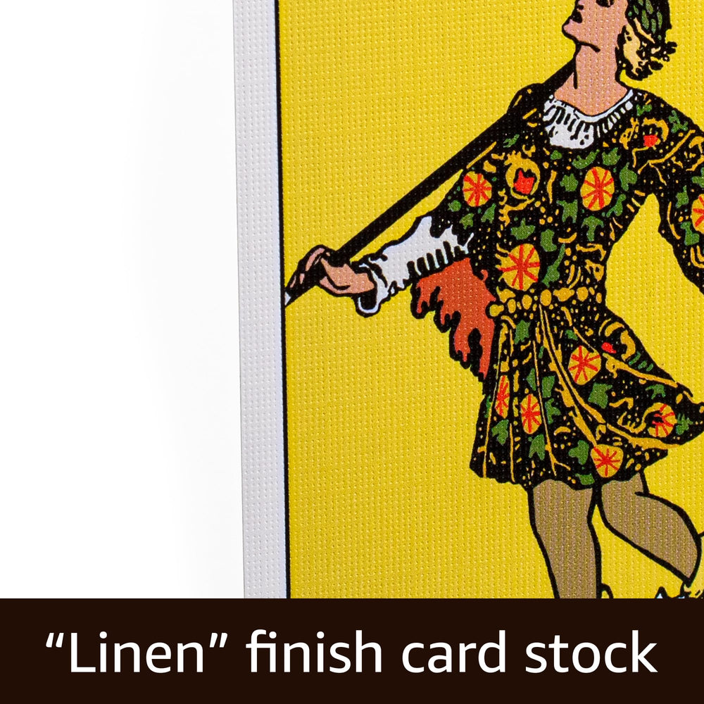 Da Brigh Tarot 350gsm linen finish paper, premium feel