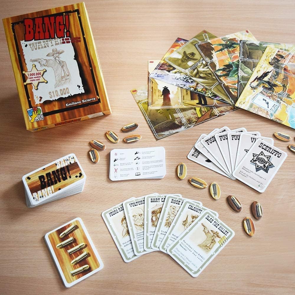 Da Vinci Bang Wild West roles cards reveal tension and bluff opportunities