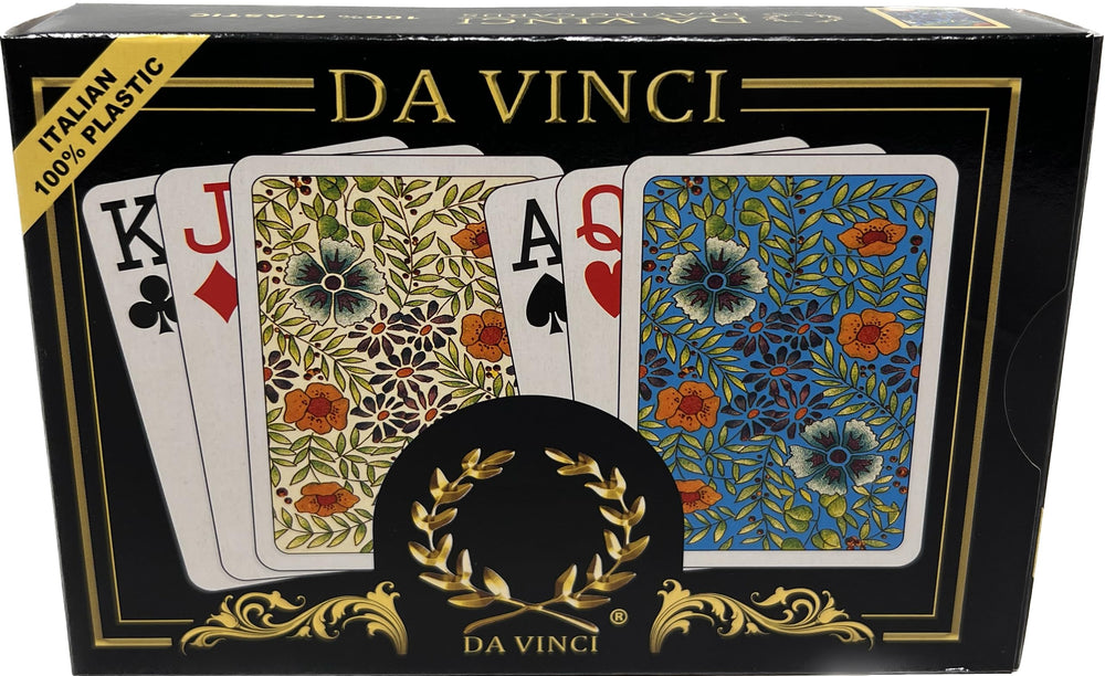 DA VINCI Fiori deck set with hard-shell case for travel and organized play.