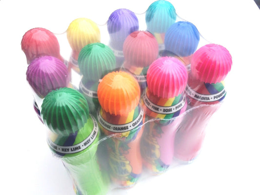 Dab-O-Ink bingo dauber ribbed cap for easy lid removal and smooth application
