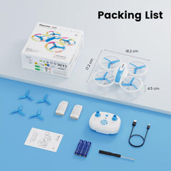 Dacene mini drone battery time supports longer play sessions.